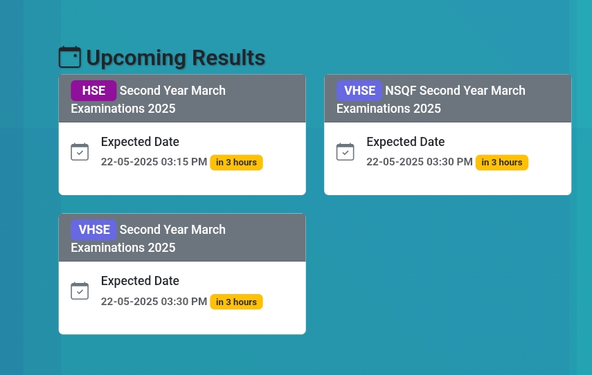 results.hse.kerala.gov.in 2025 Kerala Plus Two Result Link