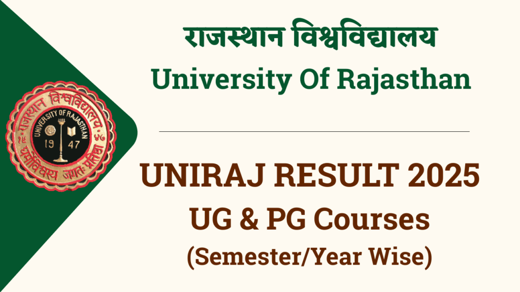 UNIRAJ Result 2025 Link Available